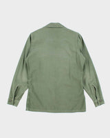 60s Vintage US Army OG-107 Utility Shirt - Small