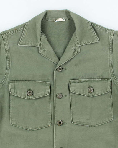 60s Vintage US Army OG-107 Utility Shirt - Small