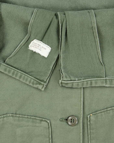 60s Vintage US Army OG-107 Utility Shirt - Small