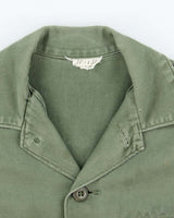 60s Vintage US Army OG-107 Utility Shirt - Small