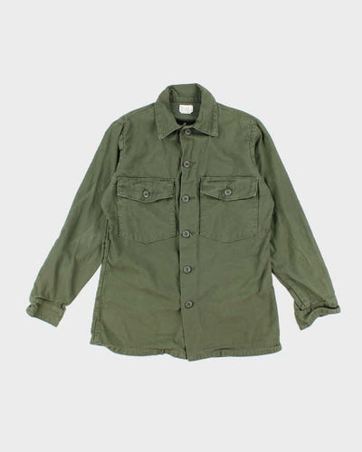 60s Vintage US Army OG-107 Utility Shirt - Small