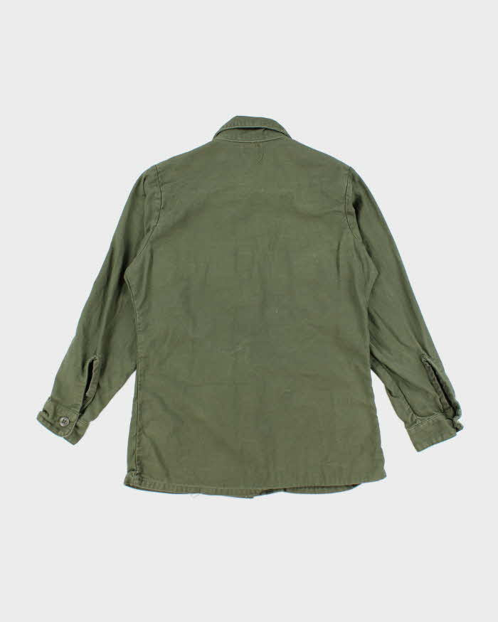 60s Vintage US Army OG-107 Utility Shirt - Small