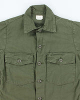 60s Vintage US Army OG-107 Utility Shirt - Small