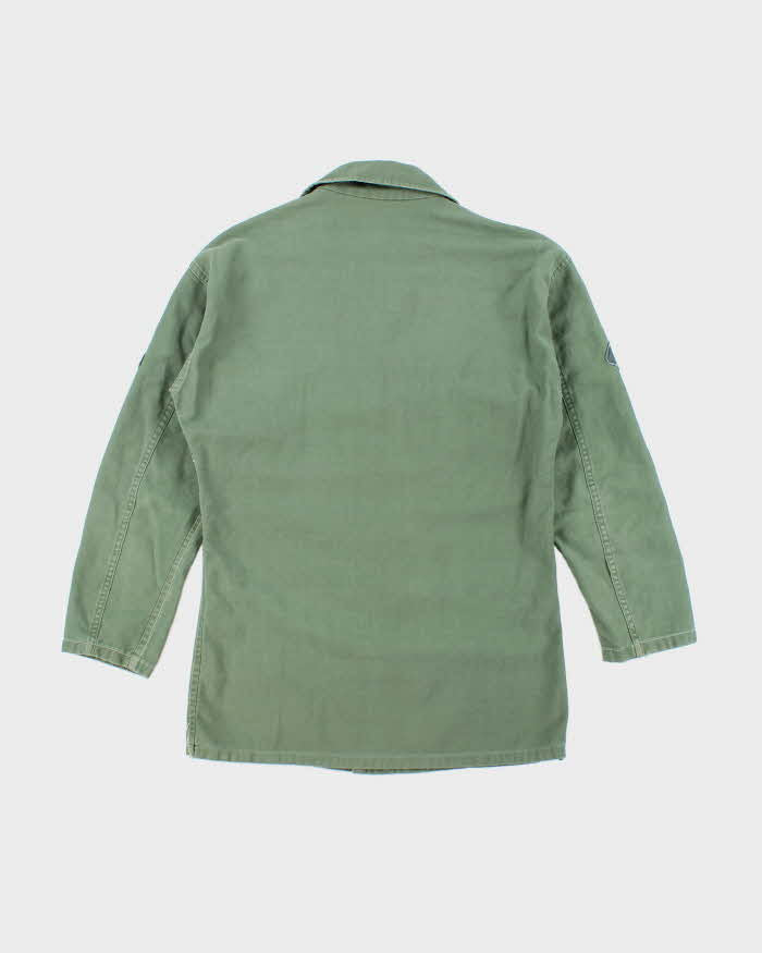 60s Vintage US Army OG-107 Utility Shirt - Small