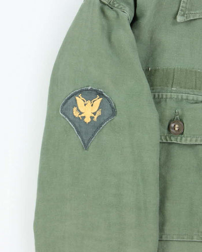 60s Vintage US Army OG-107 Utility Shirt - Small