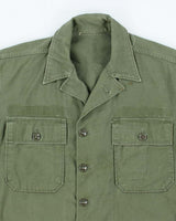 60s Vintage US Army OG-107 Utility Shirt - Small
