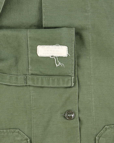 60s Vintage US Army OG-107 Utility Shirt - Small