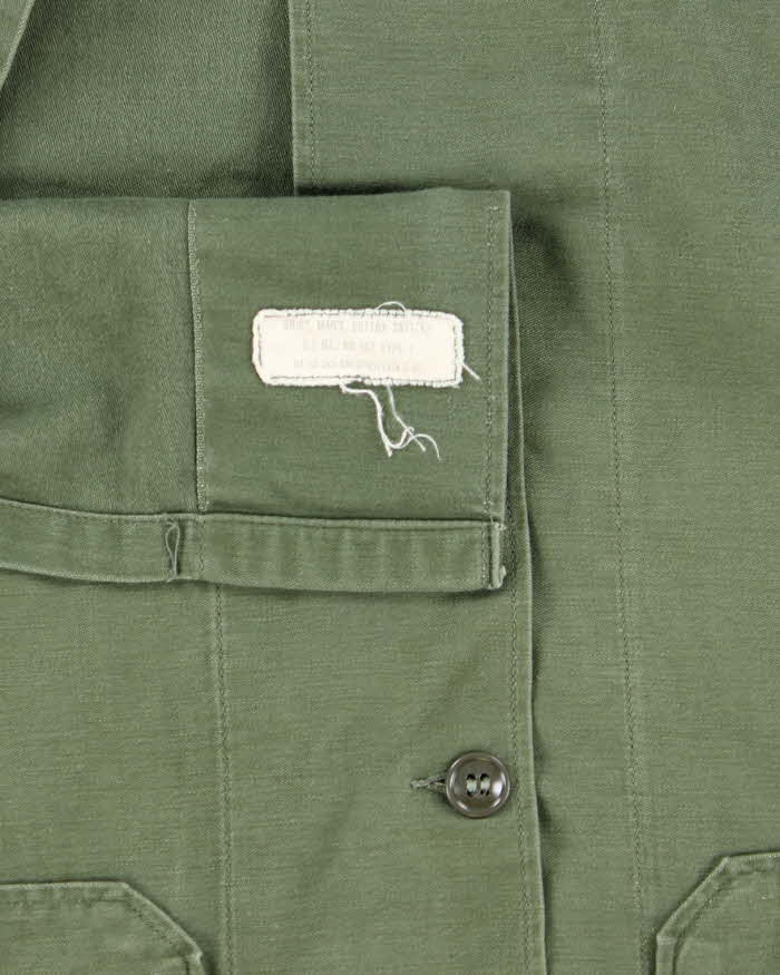 60s Vintage US Army OG-107 Utility Shirt - Small