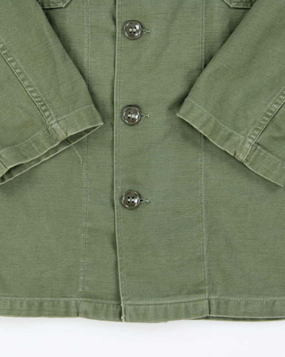 60s Vintage US Army OG-107 Utility Shirt - Small