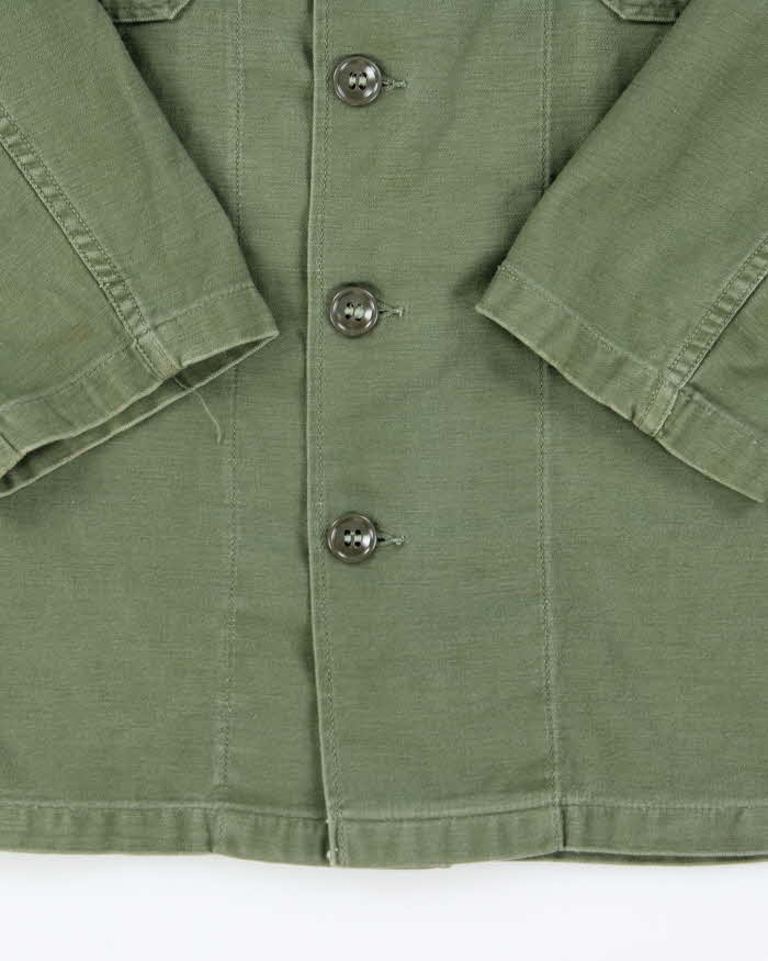 60s Vintage US Army OG-107 Utility Shirt - Small