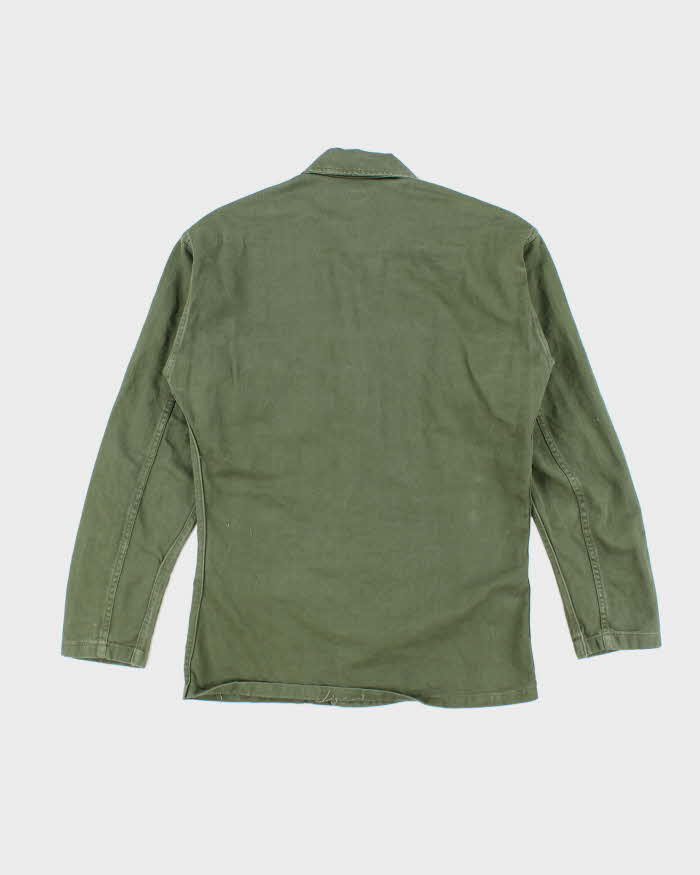 60s Vintage US Army OG-107 Utility Shirt - Small