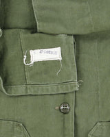 60s Vintage US Army OG-107 Utility Shirt - Small