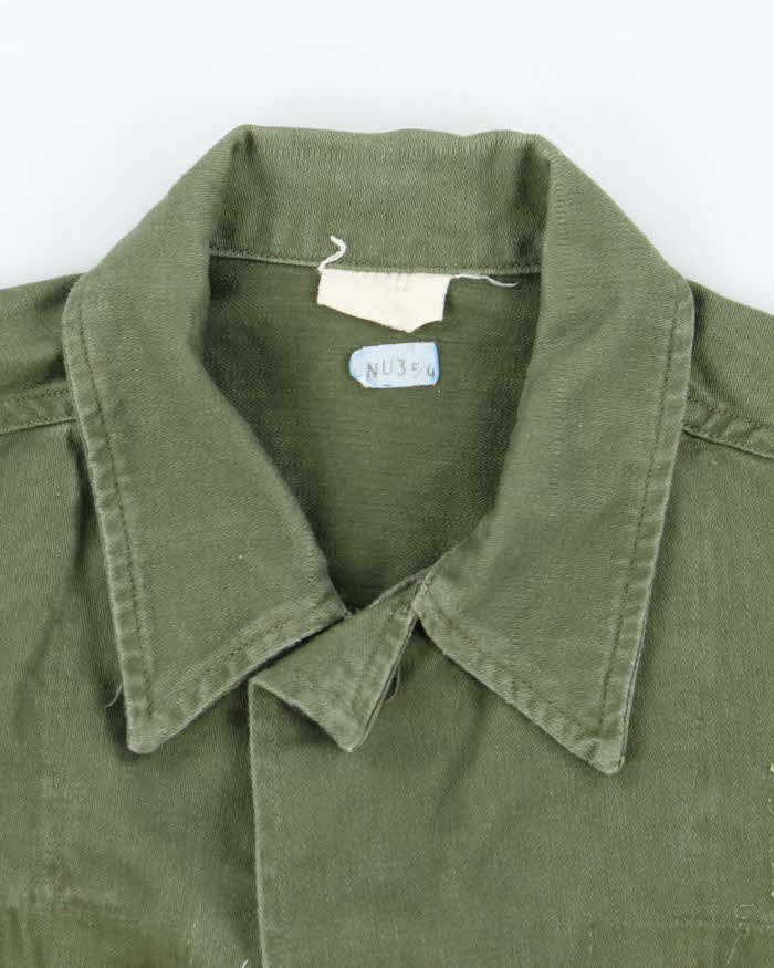 60s Vintage US Army OG-107 Utility Shirt - Small