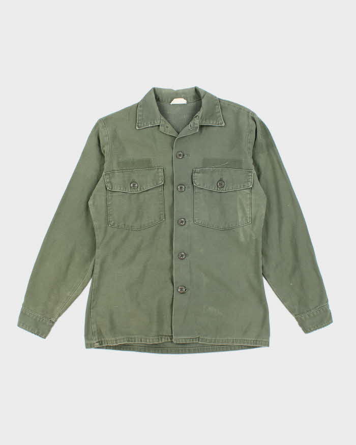 60s Vintage US Army OG-107 Utility Shirt - Medium