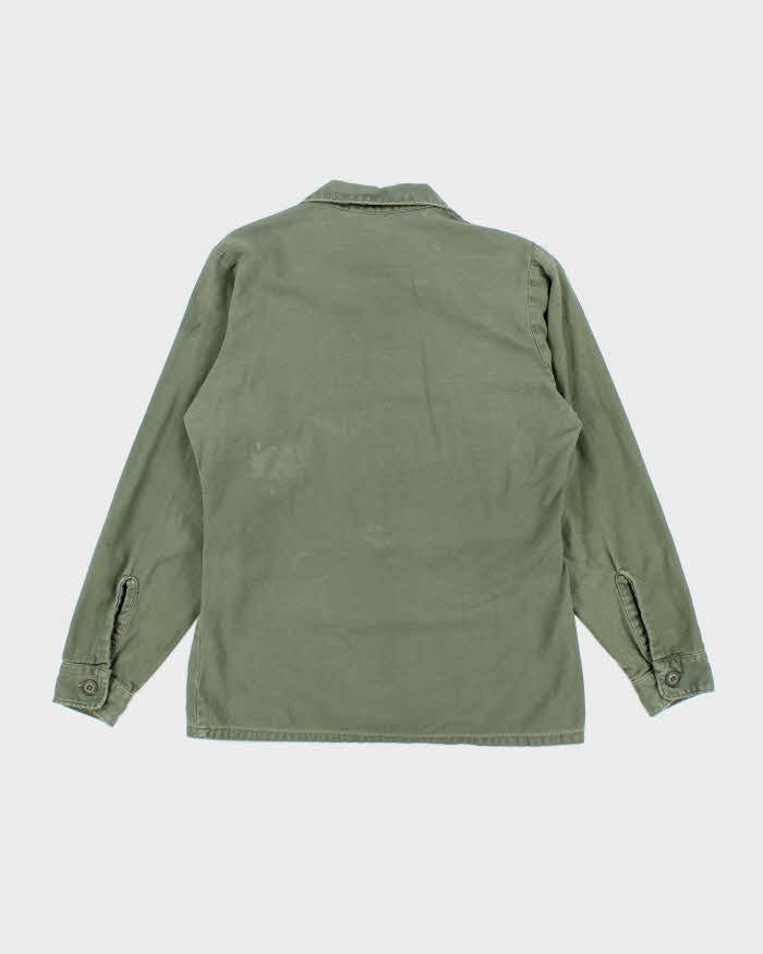 60s Vintage US Army OG-107 Utility Shirt - Medium