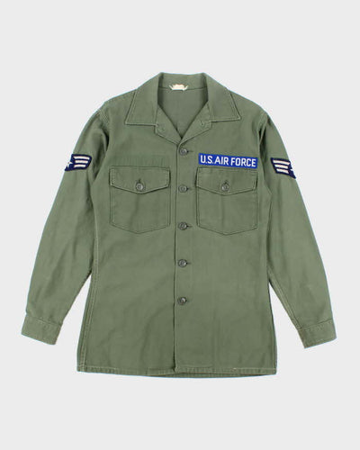 60s Vintage US Army OG-107 Utility Shirt - Medium
