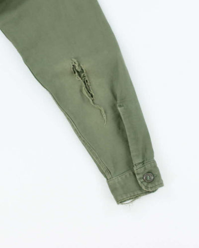60s Vintage US Army OG-107 Utility Shirt - Medium