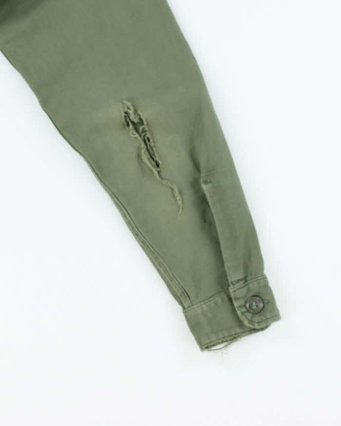 60s Vintage US Army OG-107 Utility Shirt - Medium