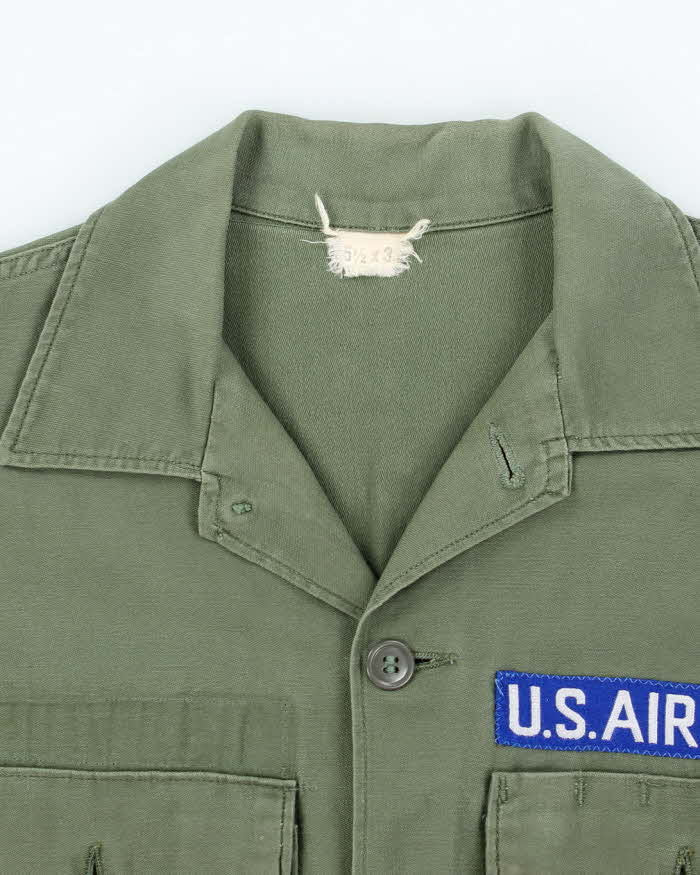 60s Vintage US Army OG-107 Utility Shirt - Medium
