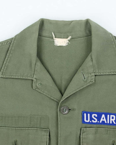 60s Vintage US Army OG-107 Utility Shirt - Medium