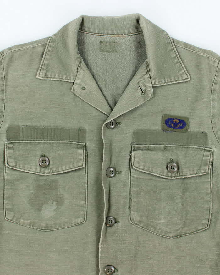 60s Vintage US Air Force OG-107 Utility Shirt - Medium