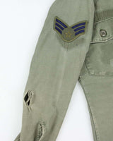 60s Vintage US Air Force OG-107 Utility Shirt - Medium