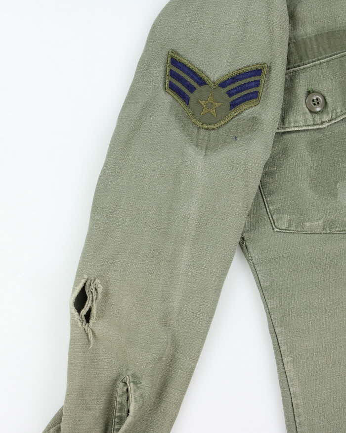 60s Vintage US Air Force OG-107 Utility Shirt - Medium
