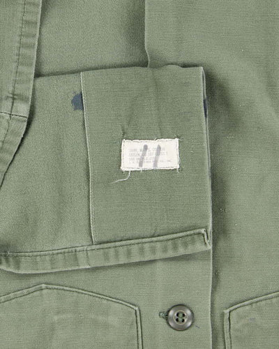 60s Vintage US Army OG-107 Utility Shirt - Medium