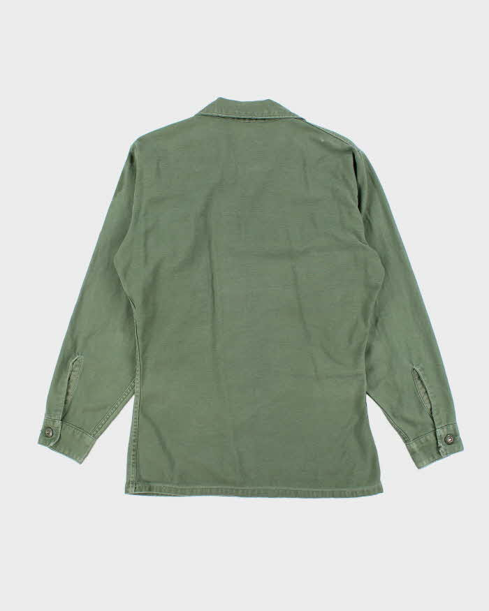 60s Vintage US Army OG-107 Utility Shirt - Medium