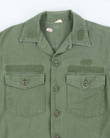 60s Vintage US Army OG-107 Utility Shirt - Medium