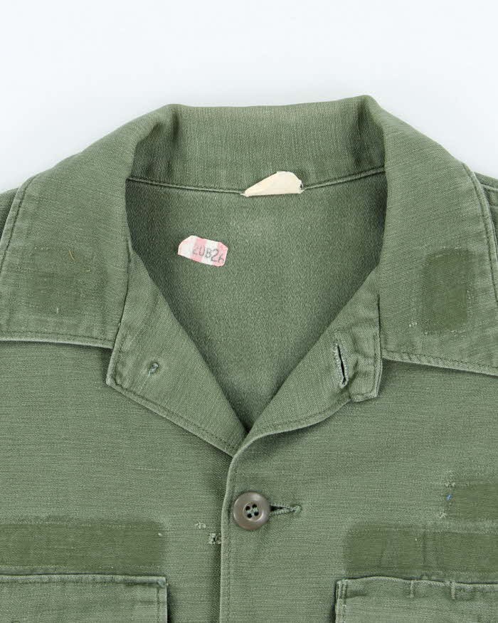 60s Vintage US Army OG-107 Utility Shirt - Medium