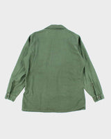 60s Vintage US Army OG-107 Utility Shirt - Large