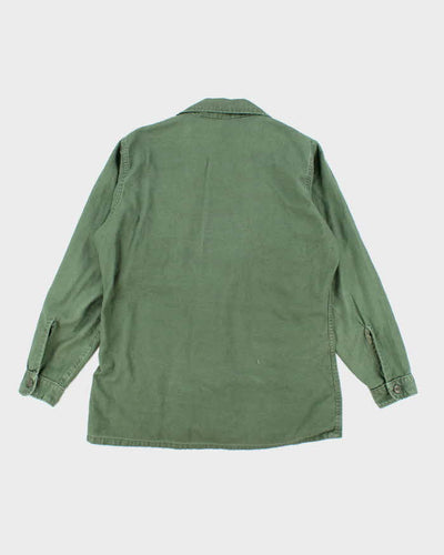 60s Vintage US Army OG-107 Utility Shirt - Large