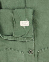 60s Vintage US Army OG-107 Utility Shirt - Large