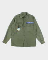 60s Vintage US Air Force OG-107 Utility Shirt - Large