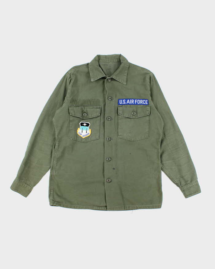 60s Vintage US Air Force OG-107 Utility Shirt - Large