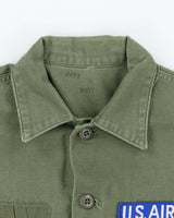 60s Vintage US Air Force OG-107 Utility Shirt - Large
