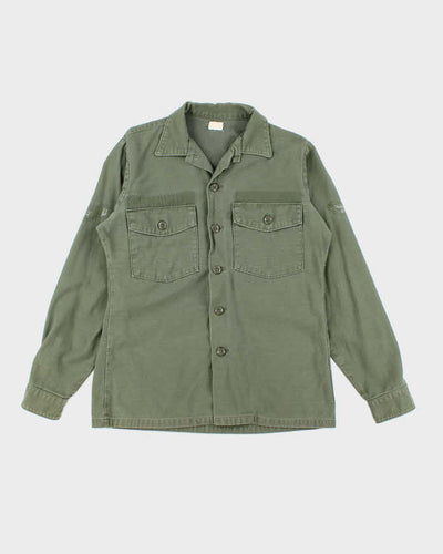 60s Vintage US Army OG-107 Utility Shirt - Large