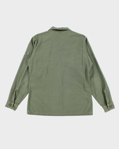 60s Vintage US Army OG-107 Utility Shirt - Large