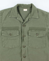 60s Vintage US Army OG-107 Utility Shirt - Large