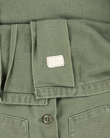 60s Vintage US Army OG-107 Utility Shirt - Large