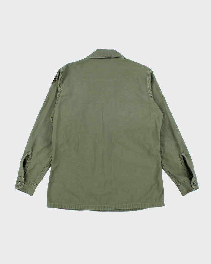 60s Vintage US Army OG-107 Utility Shirt - Large