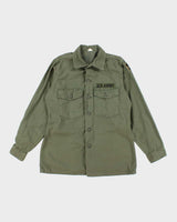 60s Vintage US Army OG-107 Utility Shirt - Large