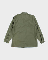 60s Vintage US Army OG-107 Utility Shirt - Large