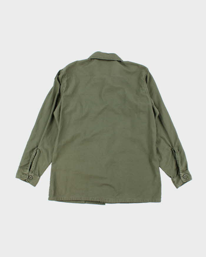 60s Vintage US Army OG-107 Utility Shirt - Large