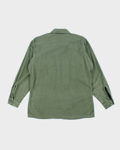 60s Vintage US Army OG-107 Utility Shirt - Large