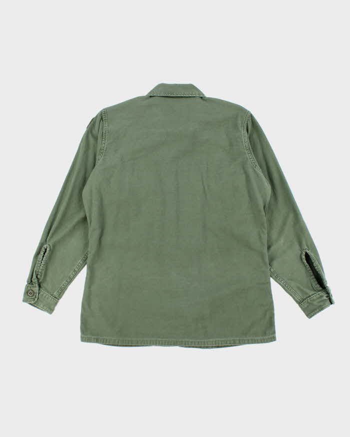 60s Vintage US Army OG-107 Utility Shirt - Large