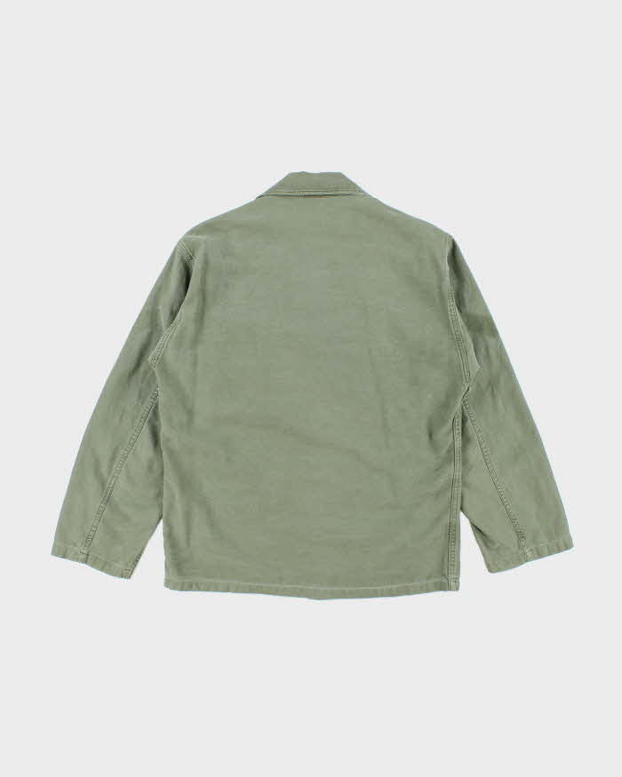 60s Vintage US Army OG-107 Utility Shirt - Large