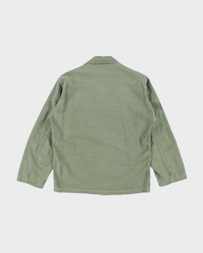 60s Vintage US Army OG-107 Utility Shirt - Large