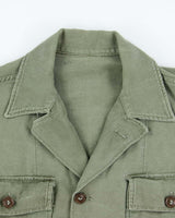 60s Vintage US Army OG-107 Utility Shirt - Large